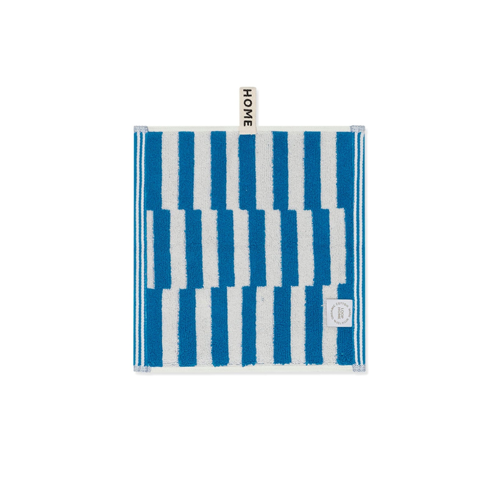 Cobalt/Ivory Face Towel Shift Face Towel — view 2
