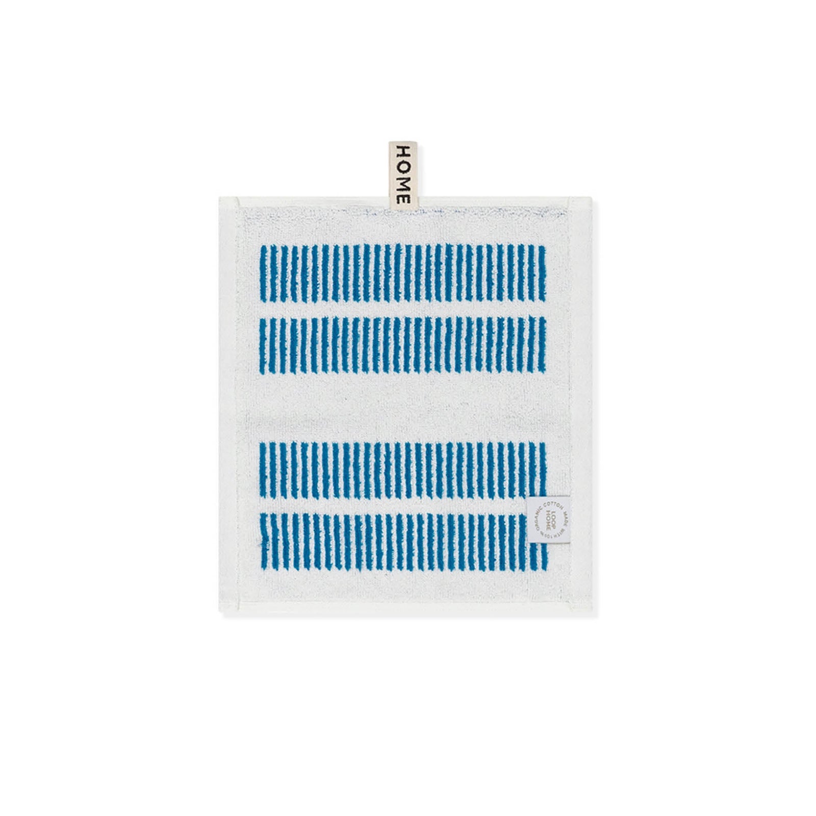 Cobalt/Ivory Face Towel Dual Dash Face Towel — view 2