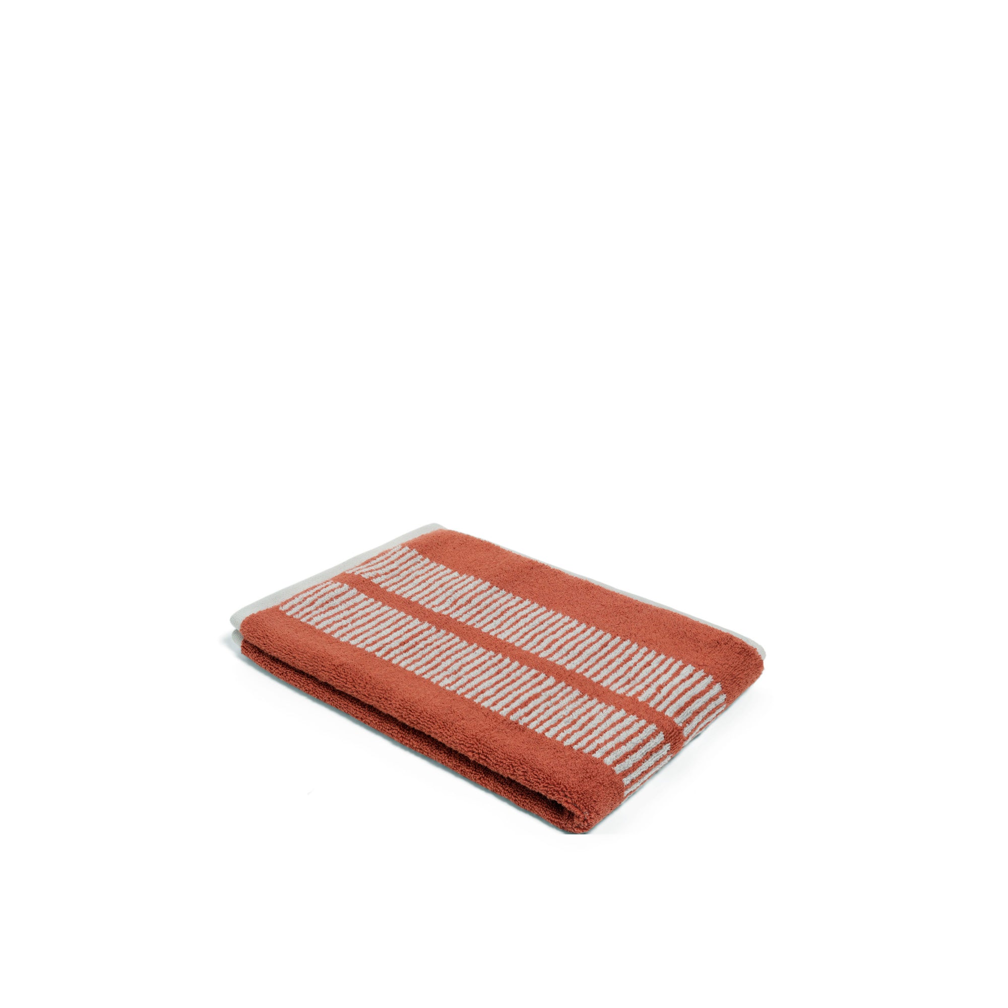 LOOP HOME hand towel - terracotta/stone - dual dash