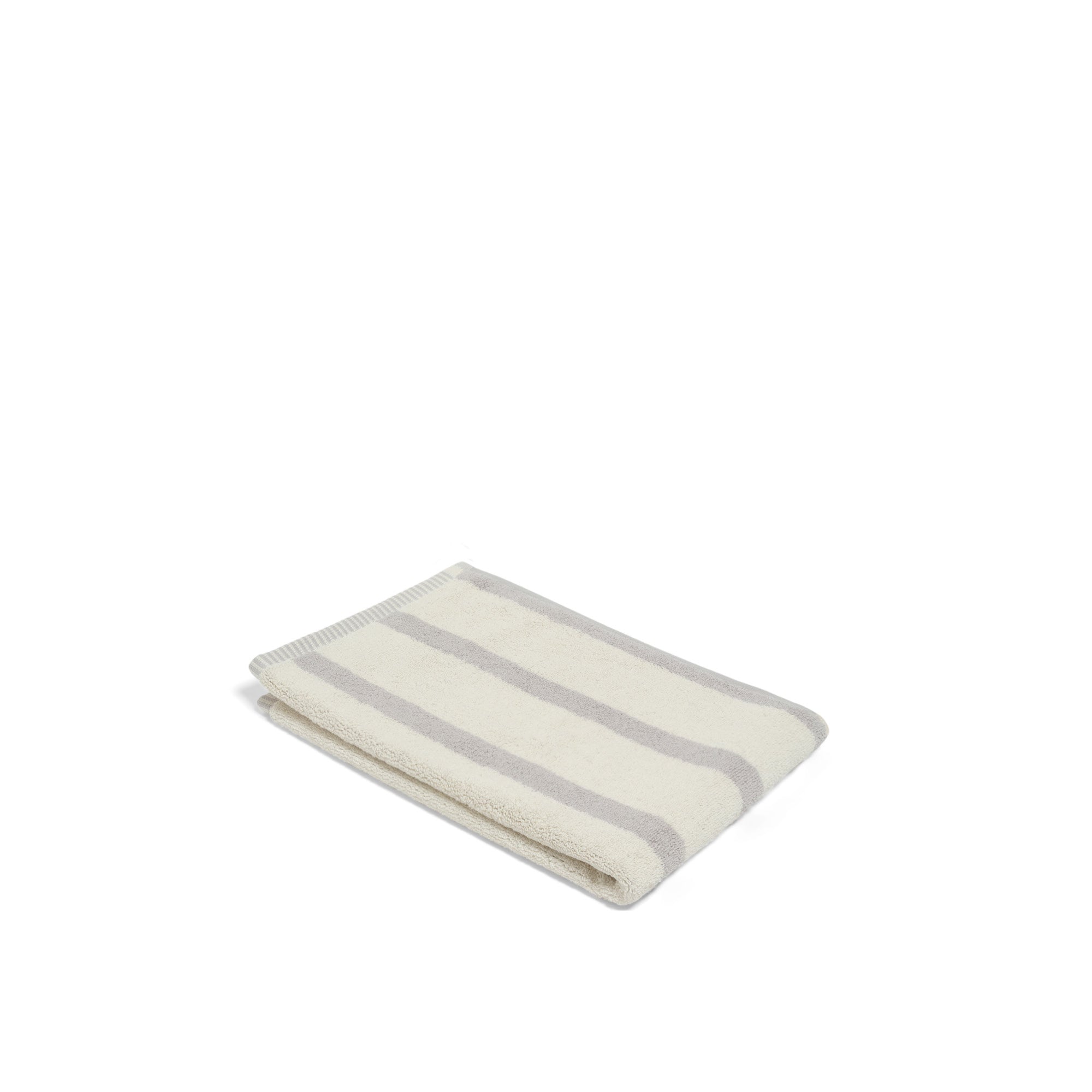 Hand Towel - Butter/Stone - Bold Stripe