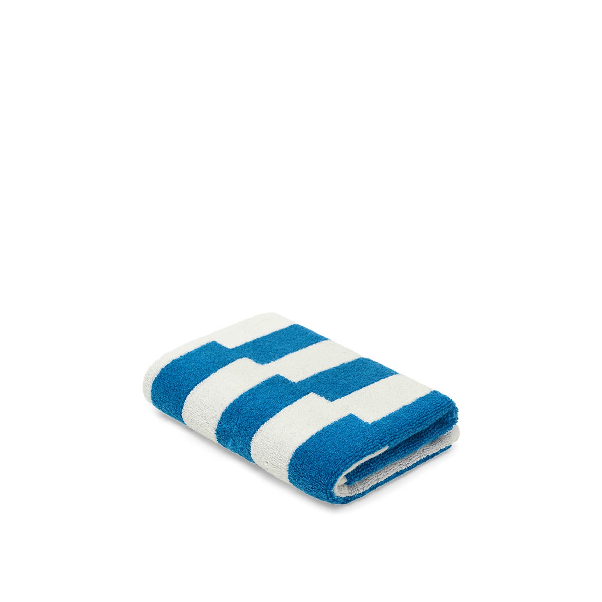 LOOP HOME hand towel - cobalt/ivory - shift