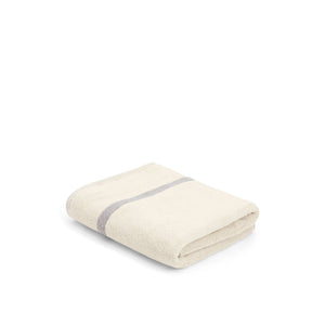 LOOP HOME bath mat - butter/stone - dual stripe