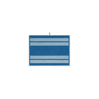 LOOP HOME cobalt/ivory - dual dash bundles — bath mat front