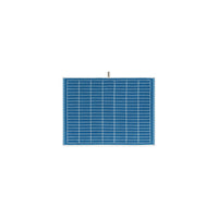 LOOP HOME bath mat - cobalt/ivory - tile — view 2