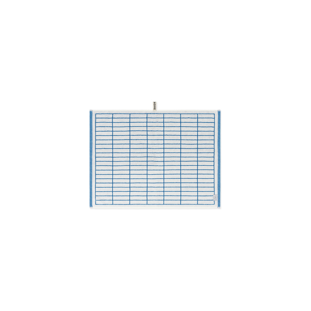 LOOP HOME cobalt/ivory - tile bundles — bath mat back