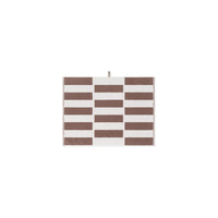 LOOP HOME bath mat - coffee/ivory - stack — view 2
