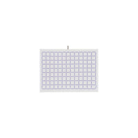 LOOP HOME bath mat - lilac/ivory - grid — view 3