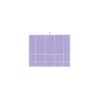 LOOP HOME lilac/ivory - mesh bundles — bath mat front