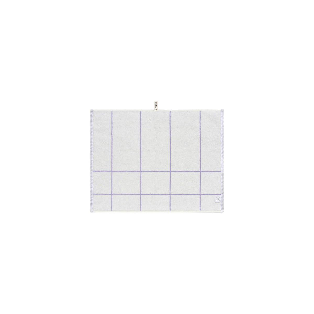 LOOP HOME lilac/ivory - mesh bundles — bath mat back
