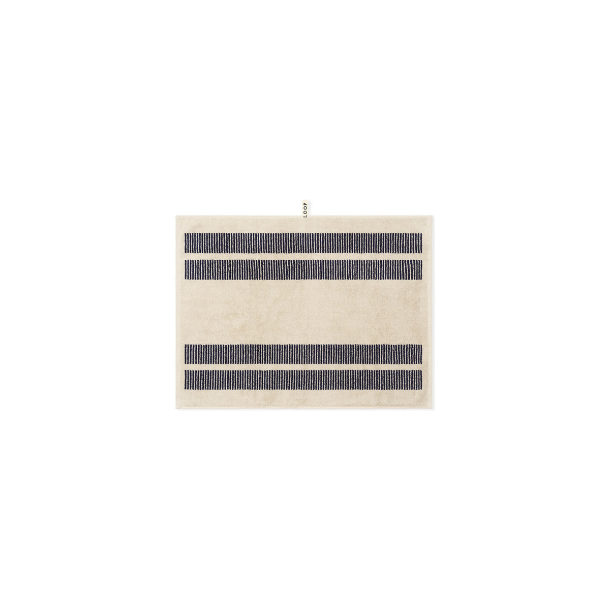 LOOP HOME midnight/sand - dual dash bundles — bath mat front