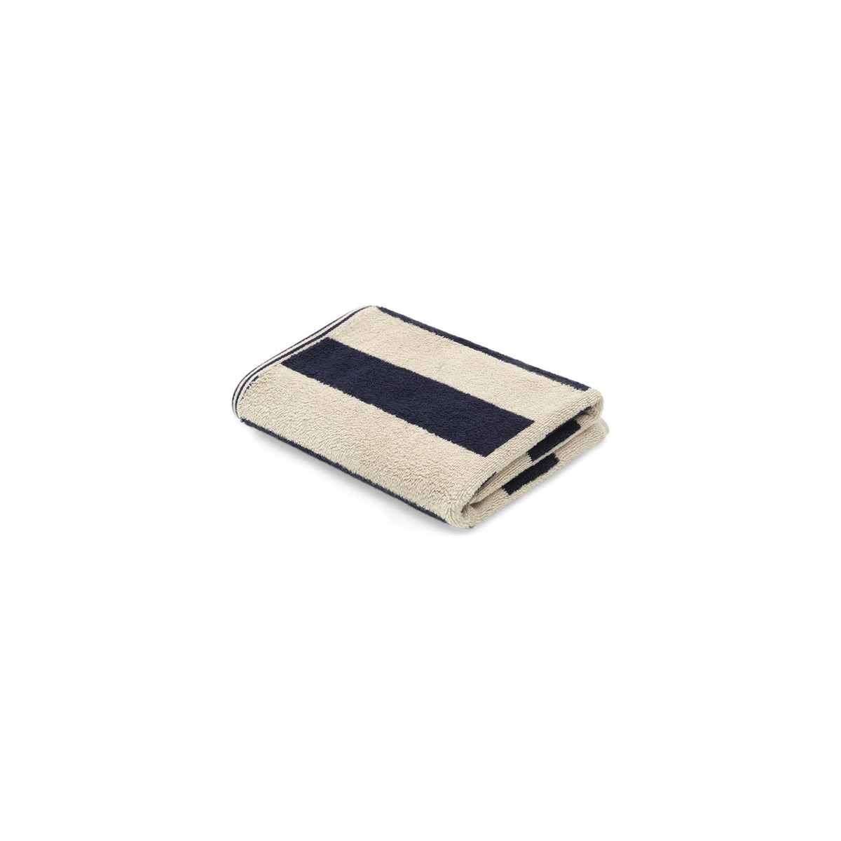 LOOP HOME bath mat - midnight/sand - stack