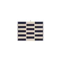 LOOP HOME midnight/sand - stack bundles — bath mat front