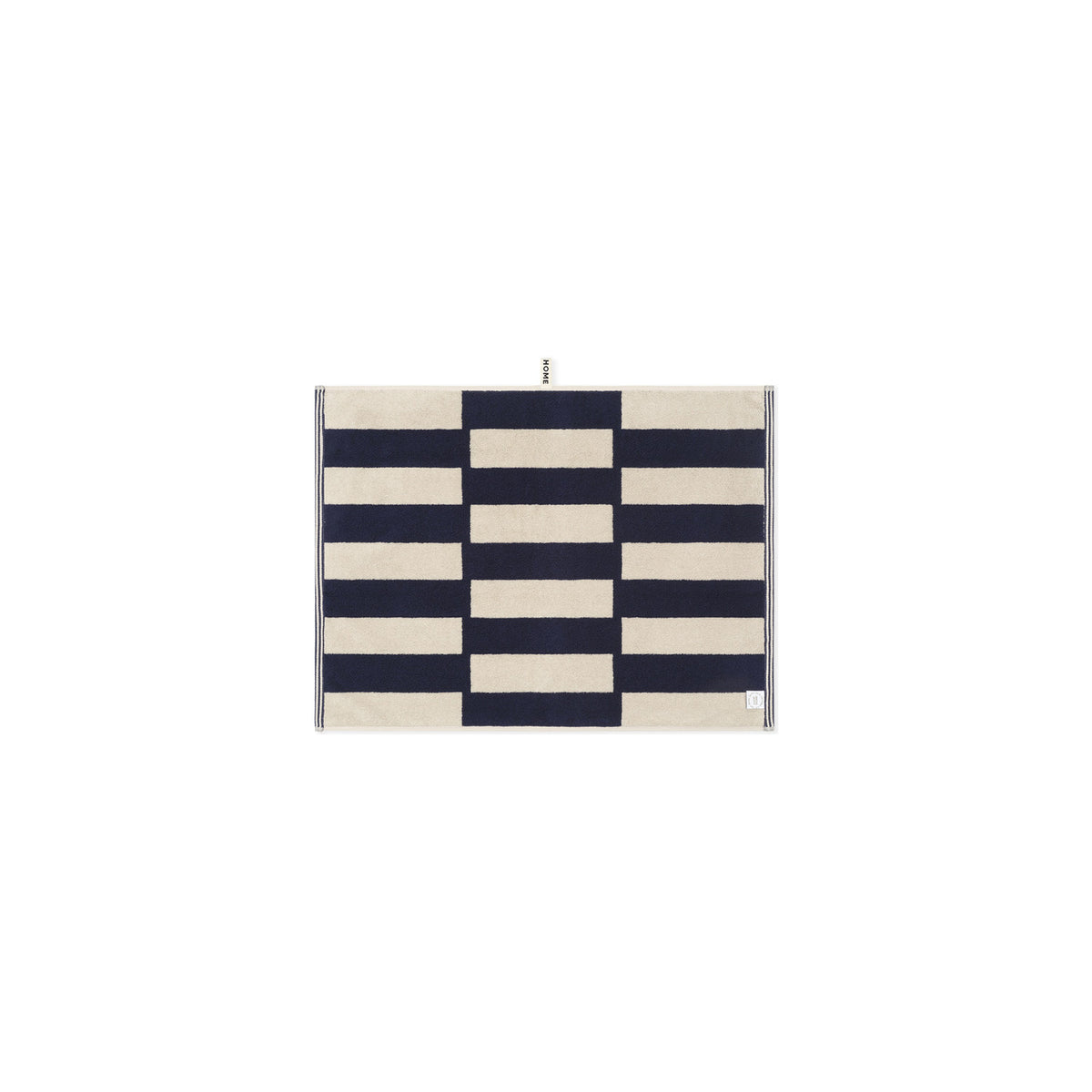 LOOP HOME midnight/sand - stack bundles — bath mat back