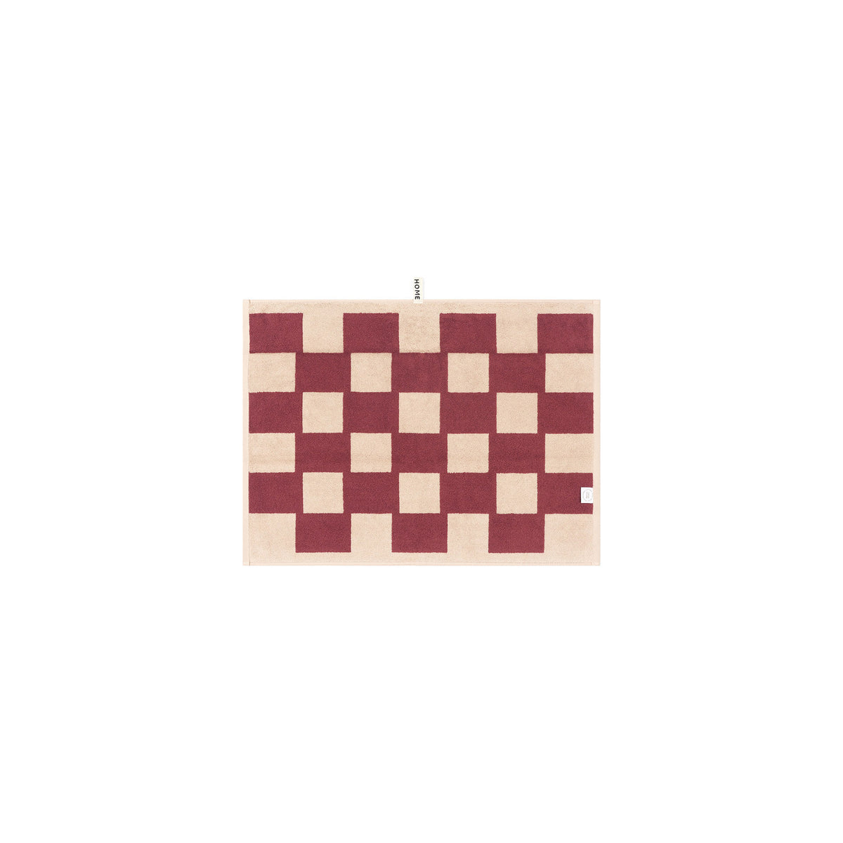 LOOP HOME ruby/almond blush - brick bundles — bath mat back
