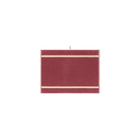 LOOP HOME ruby/almond blush - pinstripe bundles — bath mat front