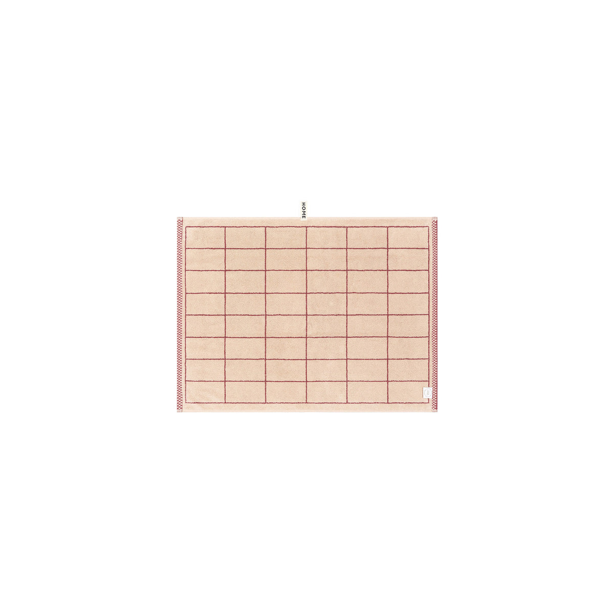 LOOP HOME ruby/almond blush - tile bundles — bath mat back