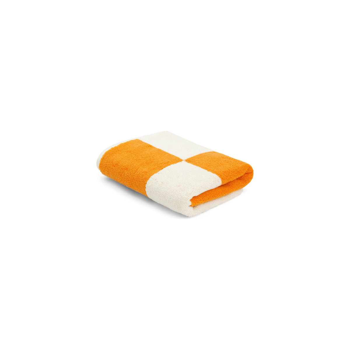 LOOP HOME bath mat - saffron/ivory - block