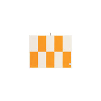 LOOP HOME bath mat - saffron/ivory - block — view 3