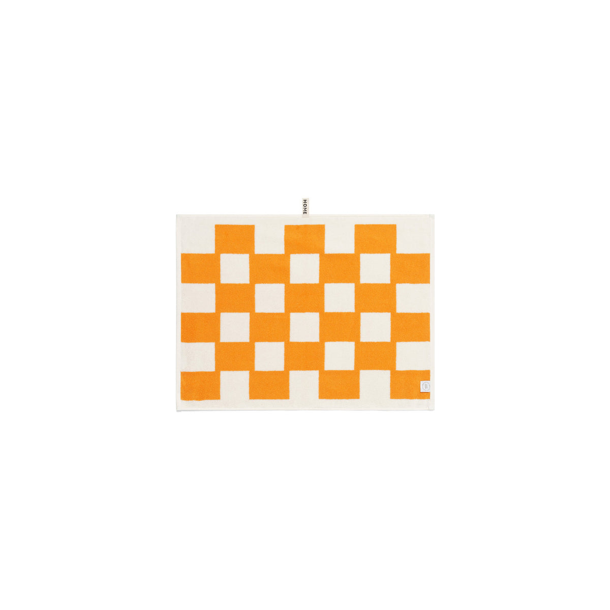 LOOP HOME bath mat - saffron/ivory - brick — view 3