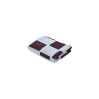 LOOP HOME bath mat - sky/carmine - brick