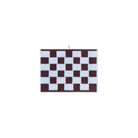 LOOP HOME sky/carmine - brick bundles — bath mat front