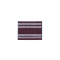 LOOP HOME bath mat - sky/carmine - dual dash — view 2