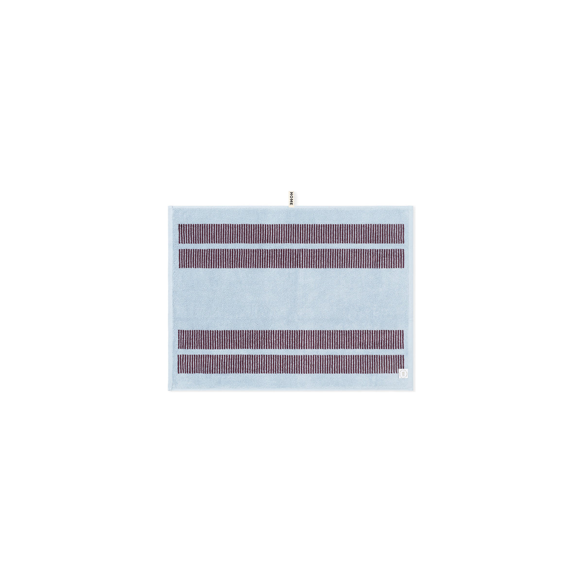 LOOP HOME sky/carmine - dual dash bundles — bath mat back