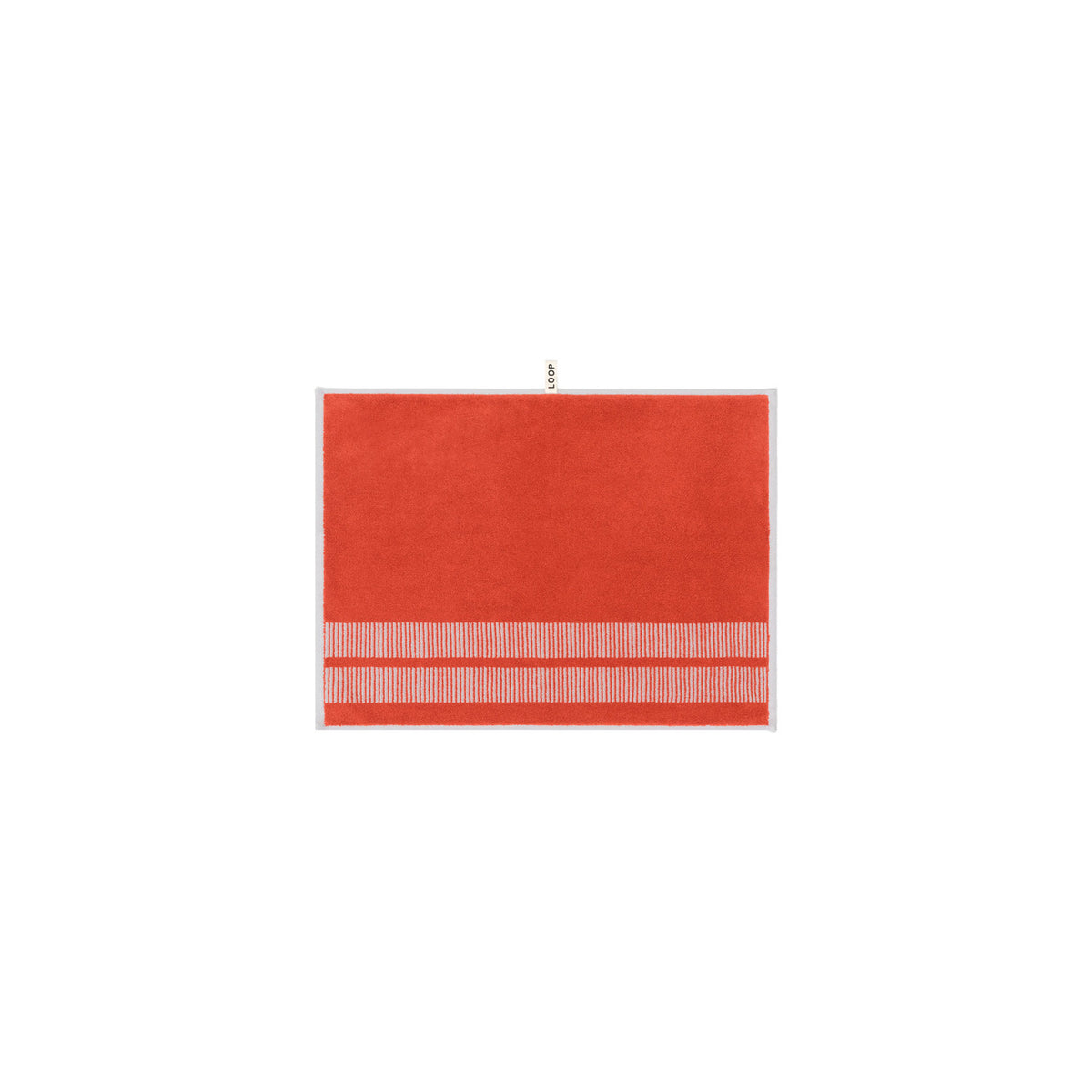 LOOP HOME terracotta/stone - dual dash bundles — bath mat front
