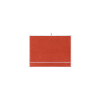 LOOP HOME terracotta/stone - pinstripe bundles — bath mat front