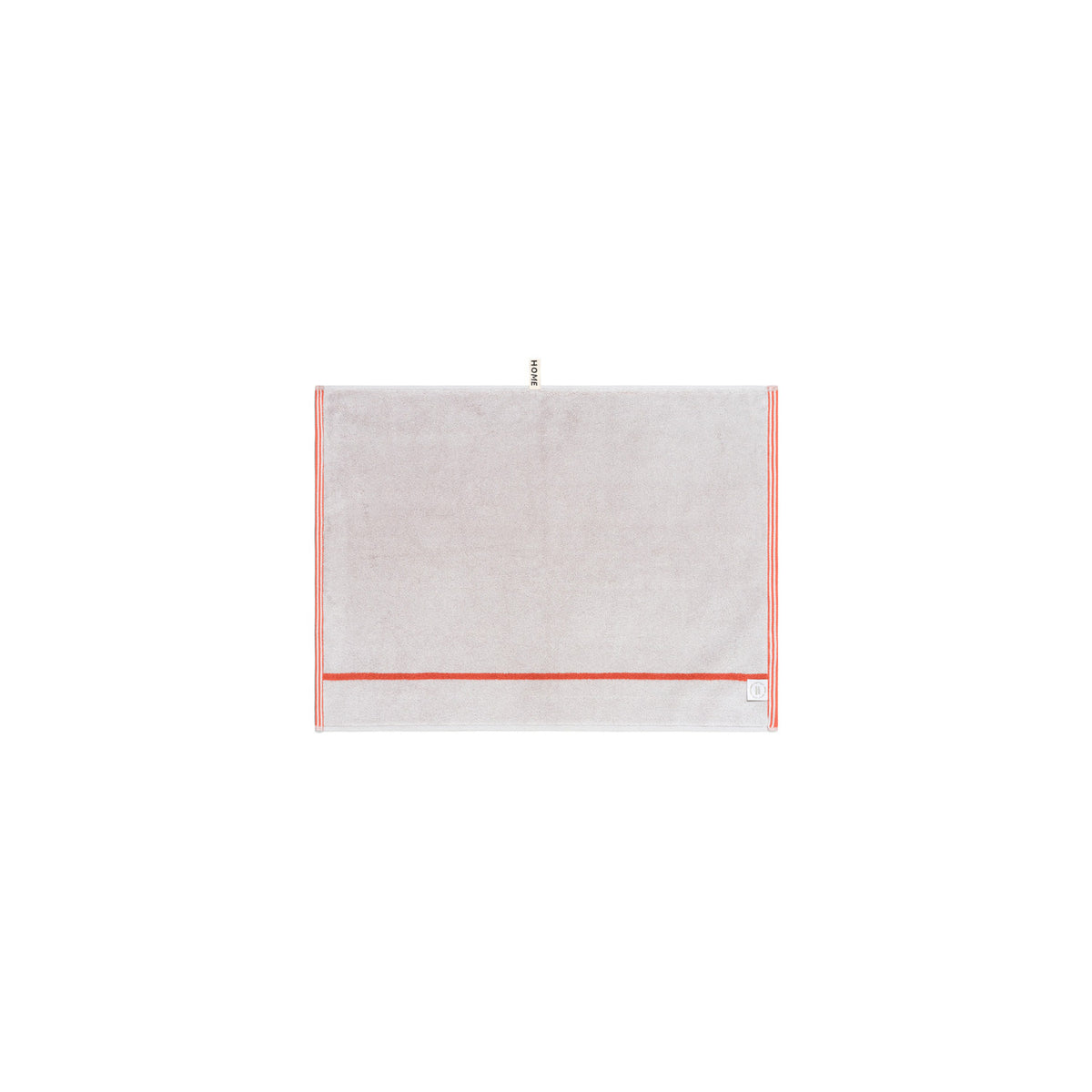 LOOP HOME bath mat - terracotta/stone - pinstripe — view 3