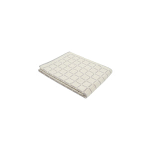 LOOP HOME bath sheet - butter/stone - grid