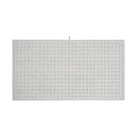 LOOP HOME butter/stone - grid bundles — bath sheet back