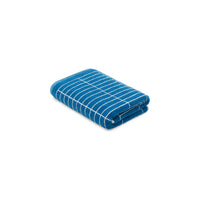 LOOP HOME bath sheet - cobalt/ivory - tile