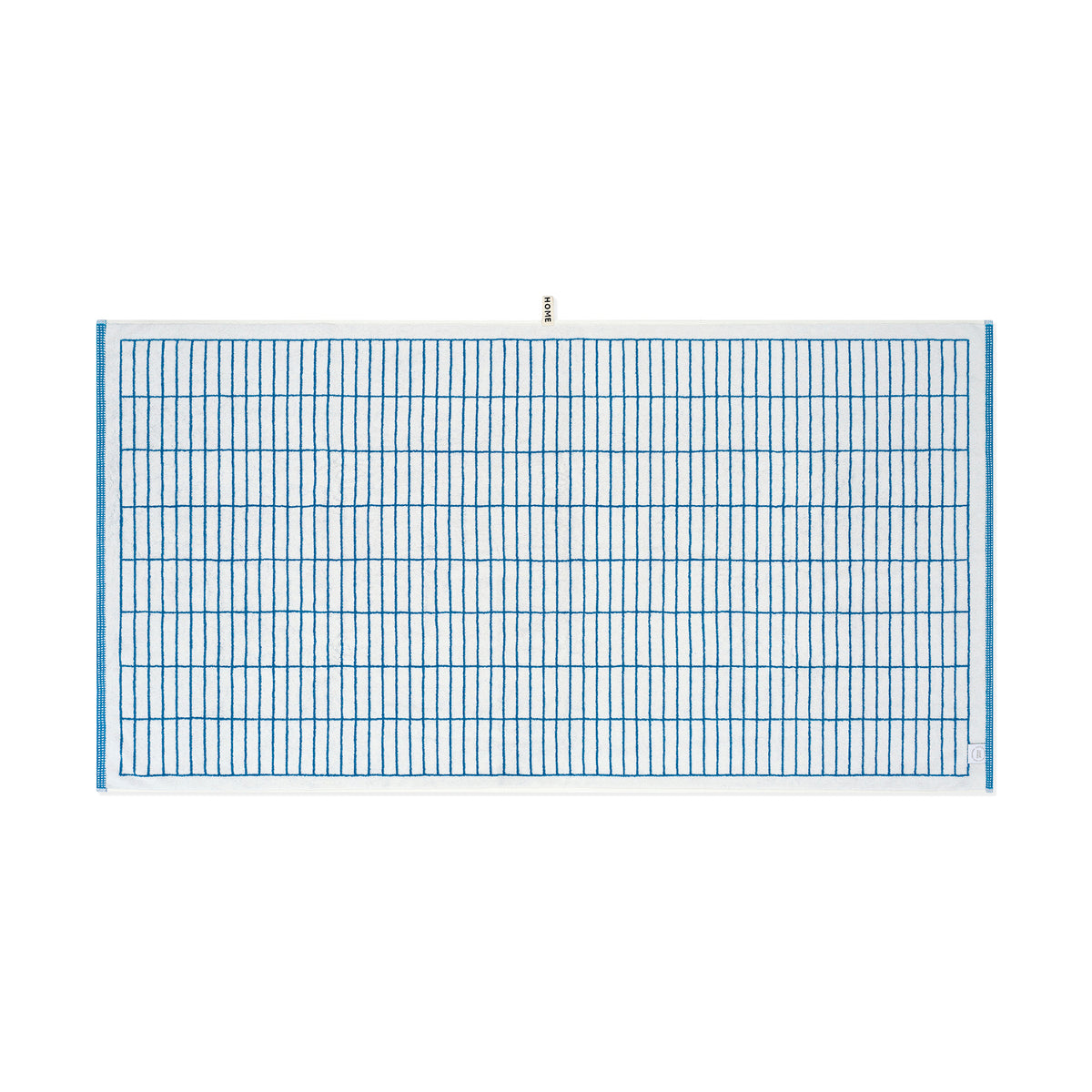 LOOP HOME cobalt/ivory - tile bundles — bath sheet back