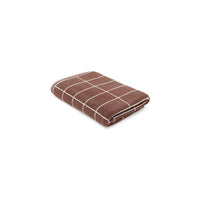 LOOP HOME bath sheet - coffee/ivory - tile