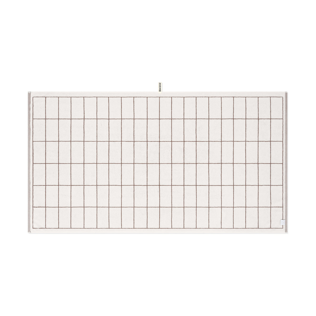 LOOP HOME coffee/ivory - tile bundles — bath sheet back