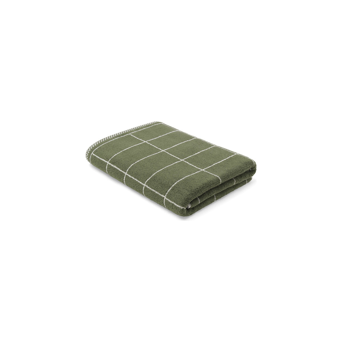 LOOP HOME bath sheet - forest/sage - tile
