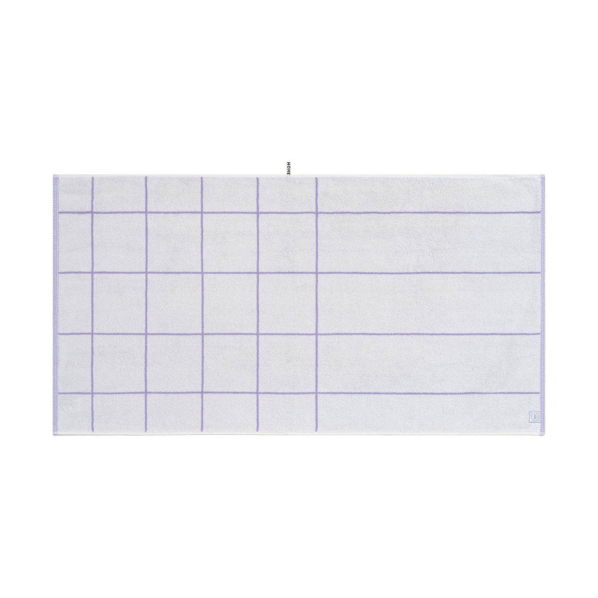 LOOP HOME lilac/ivory - mesh bundles — bath sheet back