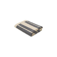 LOOP HOME bath sheet - midnight/sand - dual dash
