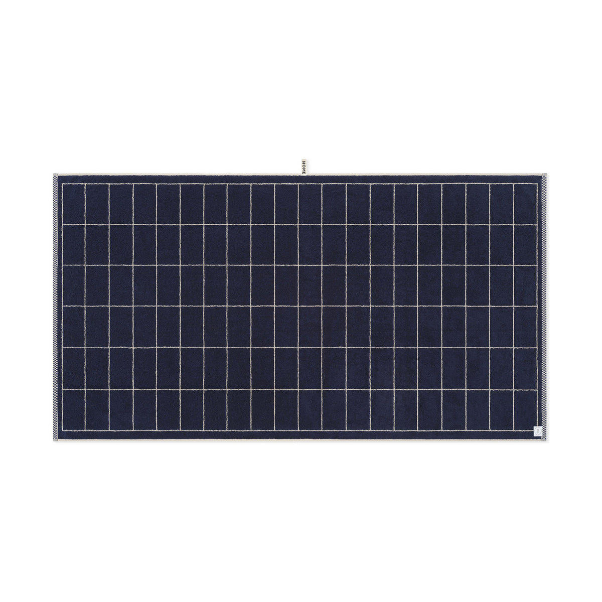 LOOP HOME midnight/sand - tile bundles — bath sheet back