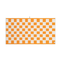 LOOP HOME bath sheet - saffron/ivory - brick — view 2