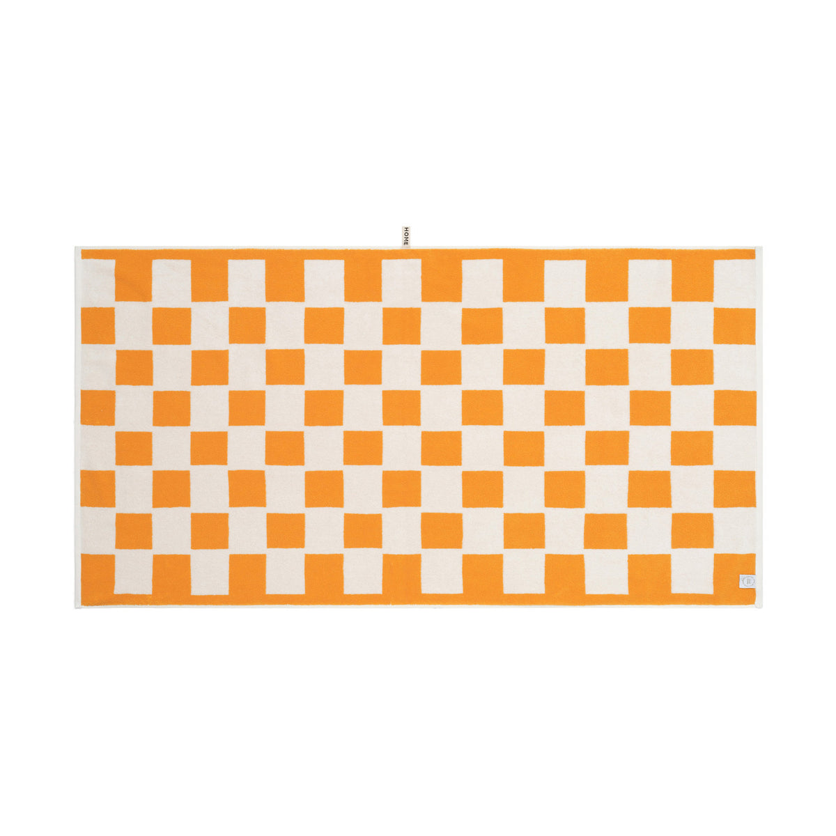 LOOP HOME saffron/ivory - brick bundles — bath sheet front