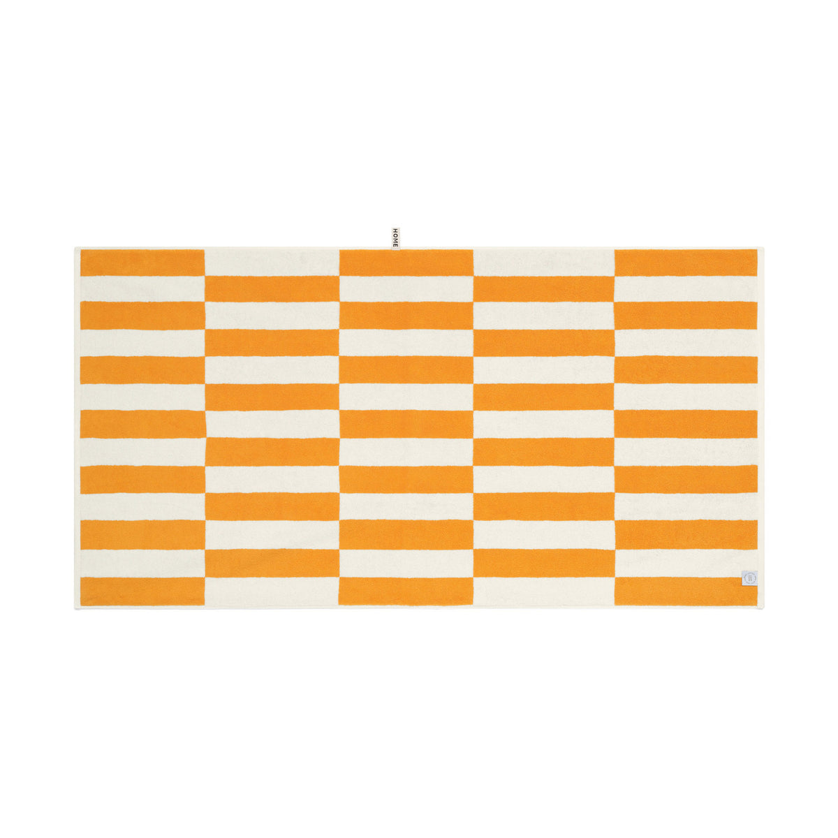 LOOP HOME saffron/ivory - offset bundles — bath sheet back