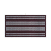 LOOP HOME sky/carmine - dual dash bundles — bath sheet front
