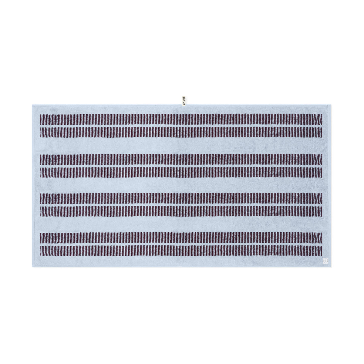 LOOP HOME sky/carmine - dual dash bundles — bath sheet back