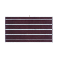 LOOP HOME bath sheet - sky/carmine - pinstripe — view 2