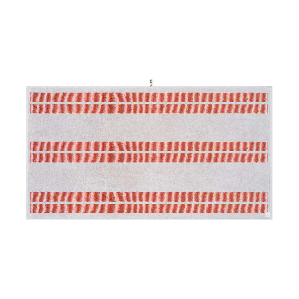LOOP HOME terracotta/stone - dual dash bundles — bath sheet back