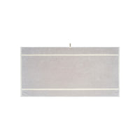 LOOP HOME bath towel - butter/stone - dual stripe — view 3