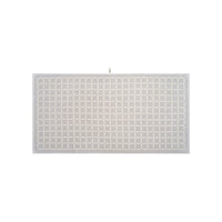 LOOP HOME butter/stone - grid bundles — bath towel back