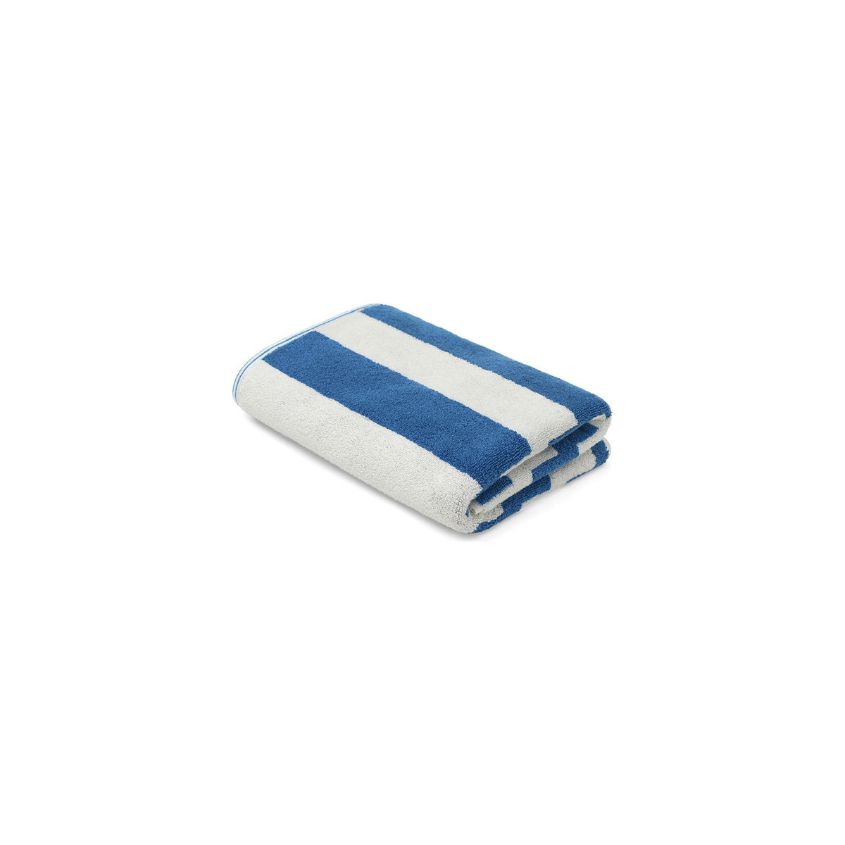 LOOP HOME bath towel - cobalt/ivory - shift